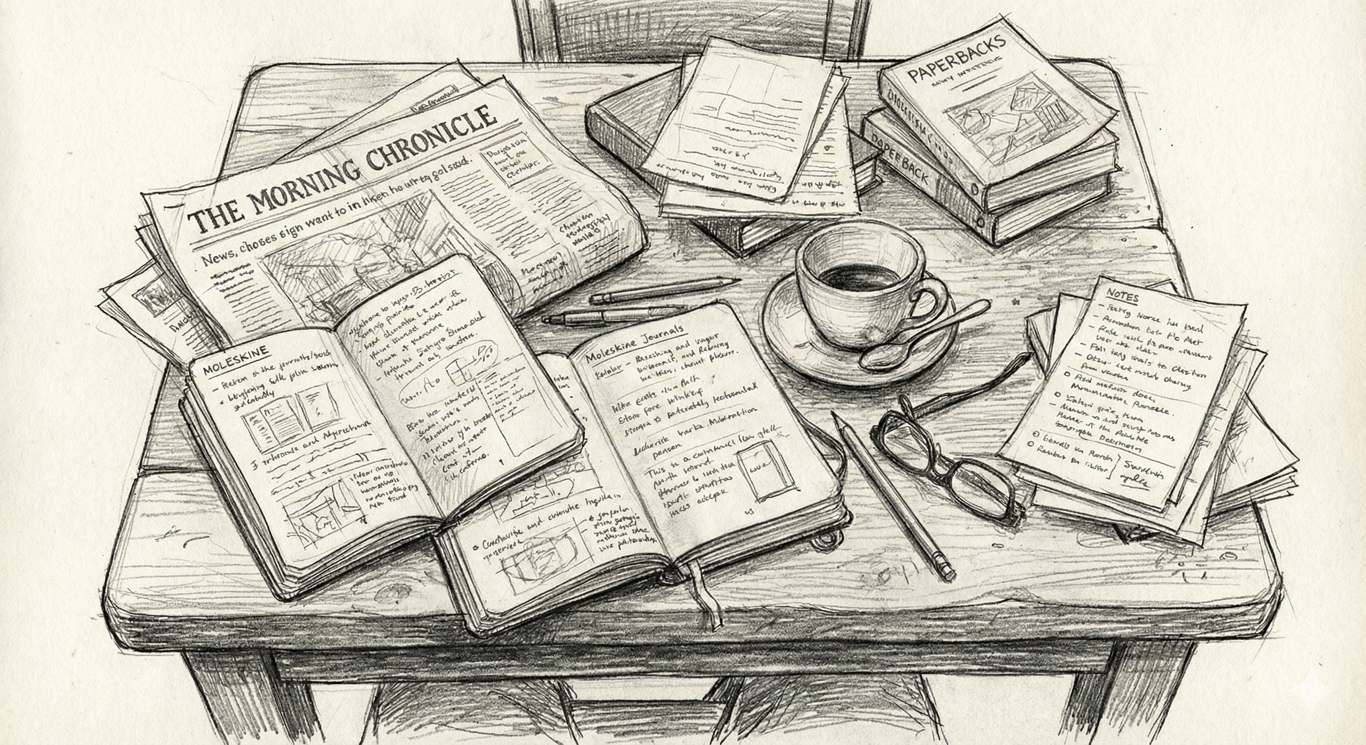 Sketch for Ludic Colporteur